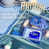Soapbox Q-tips Original Cotton Swabs Compact Travel Pack, 3600 Cotton Swabs/Pack (SBX22127) Each