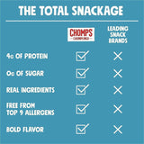 CHOMPS Chomplings Sea Salt Beef Jerky Sticks, 0.50 oz, 24/Pack (CHSLCSB24) Pack of 24