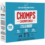 CHOMPS Chomplings Sea Salt Beef Jerky Sticks, 0.50 oz, 24/Pack (CHSLCSB24) Pack of 24