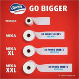 Charmin Mega Roll Bath Tissue, 2 Ply, 220 Sheets/Roll, 24/Carton (PGC13214) Case of 24