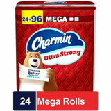 Charmin Mega Roll Bath Tissue, 2 Ply, 220 Sheets/Roll, 24/Carton (PGC13214) Case of 24
