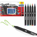 Sharpie Creative Markers, Earth Tone Ink, Water Based, Acrylic Based, Multipurpose, 5/Pack (SAN2221934) Pack of 5