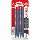Sharpie S-Gel Gel Pen, Black Ink, 0.7 mm Pen Point, Retractable, Gel-based, Moonlit Midnight Barrel, Writing, 4/Pack (SAN2220964) Pack of 4