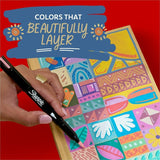 Sharpie Creative Markers, Water Based, Acrylic Based, Multipurpose, 12/Pack (SAN2221924) Pack of 12