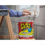 FLEX SEAL Sealant, 8 lb, White, Synthetic Rubber (FLXUS855WHT012) Case of 2