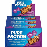 Pure Protein Bars, Low Sugar, Gluten-free, Chocolate Chip, Natural, 6/Box (NRN13353) Box of 6
