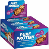 Pure Protein Bars, Low Sugar, Gluten-free, Chocolate Chip, Natural, 6/Box (NRN13353) Box of 6