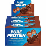 Pure Protein Bars, Low Sugar, Gluten-free, Natural, Chocolate Deluxe, 6/Box (NRN13809) Box of 6