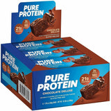 Pure Protein Bars, Low Sugar, Gluten-free, Natural, Chocolate Deluxe, 6/Box (NRN13809) Box of 6