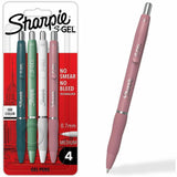 Sharpie S-Gel Gel Pen, Black Ink, Assorted Barrel, 0.7 mm Pen Point, Retractable, Gel-based, Writing, 4/Pack (SAN2226124) Pack of 4