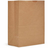 AJM 1/8 BBL #57 Kraft Paper Grocery Sacks, 5.25 gal Capacity, Natural Kraft, Grocery, Supplies, 500/Carton (AJMSS57NP5CES) Case of 500