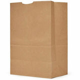 AJM 1/6 BBL #75 Kraft Paper Grocery Sacks, 6.72 gal Capacity, Natural Kraft, 400/Carton (AJMGS75NP4CES) Case of 400