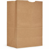 AJM 1/6 BBL #57 Kraft Paper Grocery Sacks, 6.72 gal Capacity, 500/Carton (AJMGS57NP5CES) Case of 500