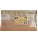 AJM #20 Squat White Paper Grocery Bags, Bleached Kraft, Grocery, Supplies, Recycled, 500/Carton (AJMWB20NP5CES) Case of 500