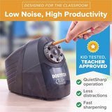 Bostitch Quiet Sharp 6 Electric Pencil Sharpener, Black, 6 Hole(s) (BOSEPS10BLK) Each