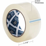 Business Source Heavy-duty Packaging Tape, 54.67 yd Length x 1.88" Width x 3.5 mil Thickness, 3" Core, Clear, 6/Pack (BSN32936) Pack of 6