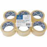 Business Source 3" Core Sealing Tape, 164 yd Length x 1.87" Width x 1.6 mil Thickness, Clea, 6/Pack (BSN32931) Pack of 6