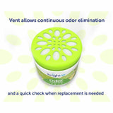 Bright Air Super Odor Eliminator Air Freshener, Gel, 14 fl oz, Zesty Lemon & Lime, 90 Day (BRI901292) Each