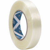 Business Source Filament Tape, 60 yd Length x 1" Width, 3" Core, White, Film (Fiberglass Reinforced) Backing, 1 Roll (BSN64025) 1 Roll