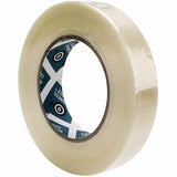 Business Source Filament Tape, 60 yd Length x 1" Width, 3" Core, White, Film (Fiberglass Reinforced) Backing, 1 Roll (BSN64025) 1 Roll