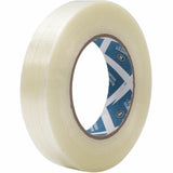 Business Source Filament Tape, 60 yd Length x 1" Width, 3" Core, White, Film (Fiberglass Reinforced) Backing, 1 Roll (BSN64025) 1 Roll