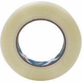 Business Source Filament Tape, 60 yd Length x 0.75" Width, 3" Core, White, Film (Fiberglass Reinforced) Backing, 1 Roll (BSN64024) 1 Roll