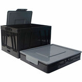 Business Source File Storage Case, 17.3" Length x 14.3" Width x 10.5" Height, Black, 2/Carton (BSN40010) Case of 2