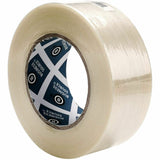 Business Source Filament Tape, 60 yd Length x 2" Width, 3" Core, White, Film (Fiberglass Reinforced) Backing, 1 Roll (BSN64026) 1 Roll