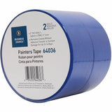 Business Source Multisurface Painter's Tape, 60 yd Length x 2" Width x 5.5 mil Thickness, Blue, 2/Pack (BSN64036) Pack of 2