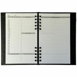 Dome Business Journal, 5" x 8", Bright White Sheet, Black Cover (DOM40000) Each