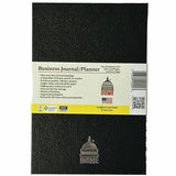 Dome Business Journal, 5" x 8", Bright White Sheet, Black Cover (DOM40000) Each