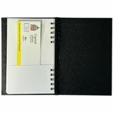 Dome Business Journal, 5" x 8", Bright White Sheet, Black Cover (DOM40000) Each