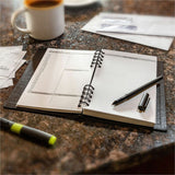 Dome Business Journal, 5" x 8", Bright White Sheet, Black Cover (DOM40000) Each