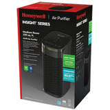 Honeywell InSight Series Air Purifier, HEPA, True HEPA, 100 Sq. ft., Black  (HWLHPA080B) Each