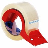 Sparco Heavy-duty Packaging Tape w/Dispenser, 3 mil Thickness, 3" Core, 4/Pack (SPR64031) Pack of 4