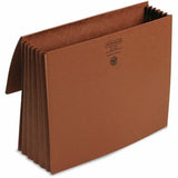 Smead Recycled Expanding File, Brown, Redrope, Durable, Tear Resistant, Reinforced Top, Gusset, Flap, 30% Recycled (SMD71073EA) Each