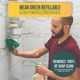 Mean Green Refillable Bathroom Cleaner, 28.6 fl oz, 2 to 3.5 pH, Tropical Breeze Scent, 6/Carton (RST394172) Case of 6