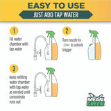 Mean Green Refillable Bathroom Cleaner, 28.6 fl oz, 2 to 3.5 pH, Tropical Breeze Scent, 6/Carton (RST394172) Case of 6
