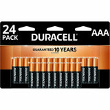 Duracell CopperTop Alkaline AAA Batteries, 1.5 V, 24/Pack (DURMN2400B24Z) Pack of 24