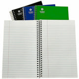 Business Source Notebook, Multi-colored Cover, 4/Pack, 6 Packs/Carton (BSN66414CT) Case of 24