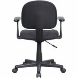 NuSparc Multi-Task Chair, Black, Fabric Seat Material, Fabric Back Material, 5-star Base, Armrest (NPRFCH300FFFBK) Each