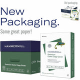 Hammermill Premuim Color Copy Cover Paper, 17" x 11", 80 lb Basis Weight, White, 4/Carton (HAM120037CT) Case of 1000