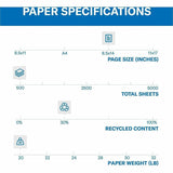 Hammermill Color Copier Paper, Legal, 8½" x 14", 20 lb Basis Weight, Pink, 500 Sheets per Ream, 10/Carton (HAM103390CT) Case of 5000