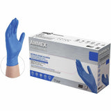 Ammex Nitrile Powder-Free Exam Gloves, Medium, 100/Box (AMXACNPF44100) Box of 100