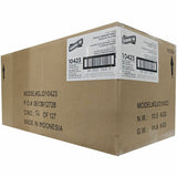 Genuine Joe 3-Compartment Plastic Plates, White, 125/Pack, 4 Packs/Carton (GJO10423) Case of 100