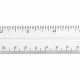 Westcott Shatterproof Plastic Ruler, 6", Transparent, Clear, 1/16 Graduations, 12/Box (ACM45016BX) Box of 12