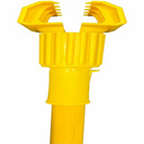 Genuine Joe 60" Jaw-Head Wet Mop Handle. Yellow (GJO14611) Each