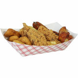 Genuine Joe 48 oz. Paper Food Tray, Red/White, 250/Pack, 2 Packs/Carton (GJO10314) Case of 1000