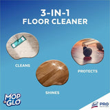 Mop & Glo Pro Triple Action Floor Cleaner, Ready-To-Use, 64 fl oz, Fresh Citrus Scent (RAC00017) Each