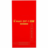 Pilot BP-1 RT Ballpoint Pens, Red Ink, 1.0 mm Pen Point, Retractable, Oil Based, Stainless Steel Tip (PIL21631) 1 Dozen